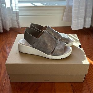 Metallic Heeled Platforms